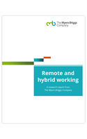 Remote and hybrid working