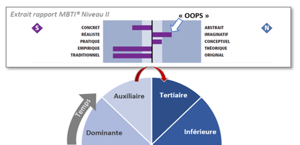 schéma OOPS rapport MBTI niveau 2