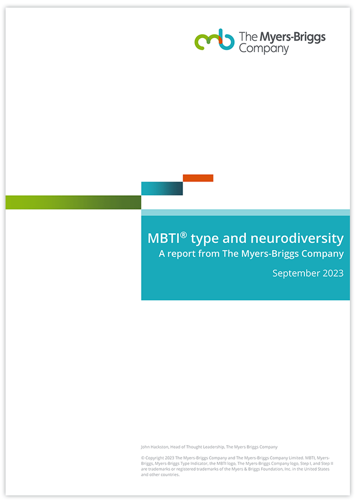 MBTI type and neurodiversity