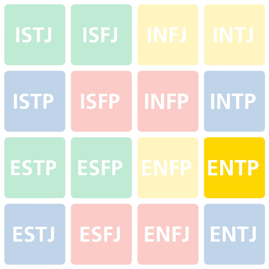 The Myers Briggs ENTP personality type