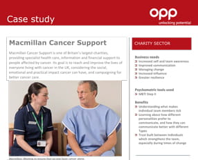 Macmillan cancer support