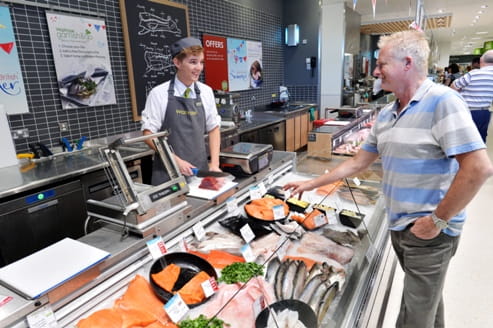 Waitrose fishmonger