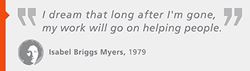 Isabel Briggs Myers quote