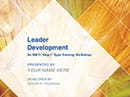 Leader Development