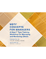 MBTI Concepts for Managers