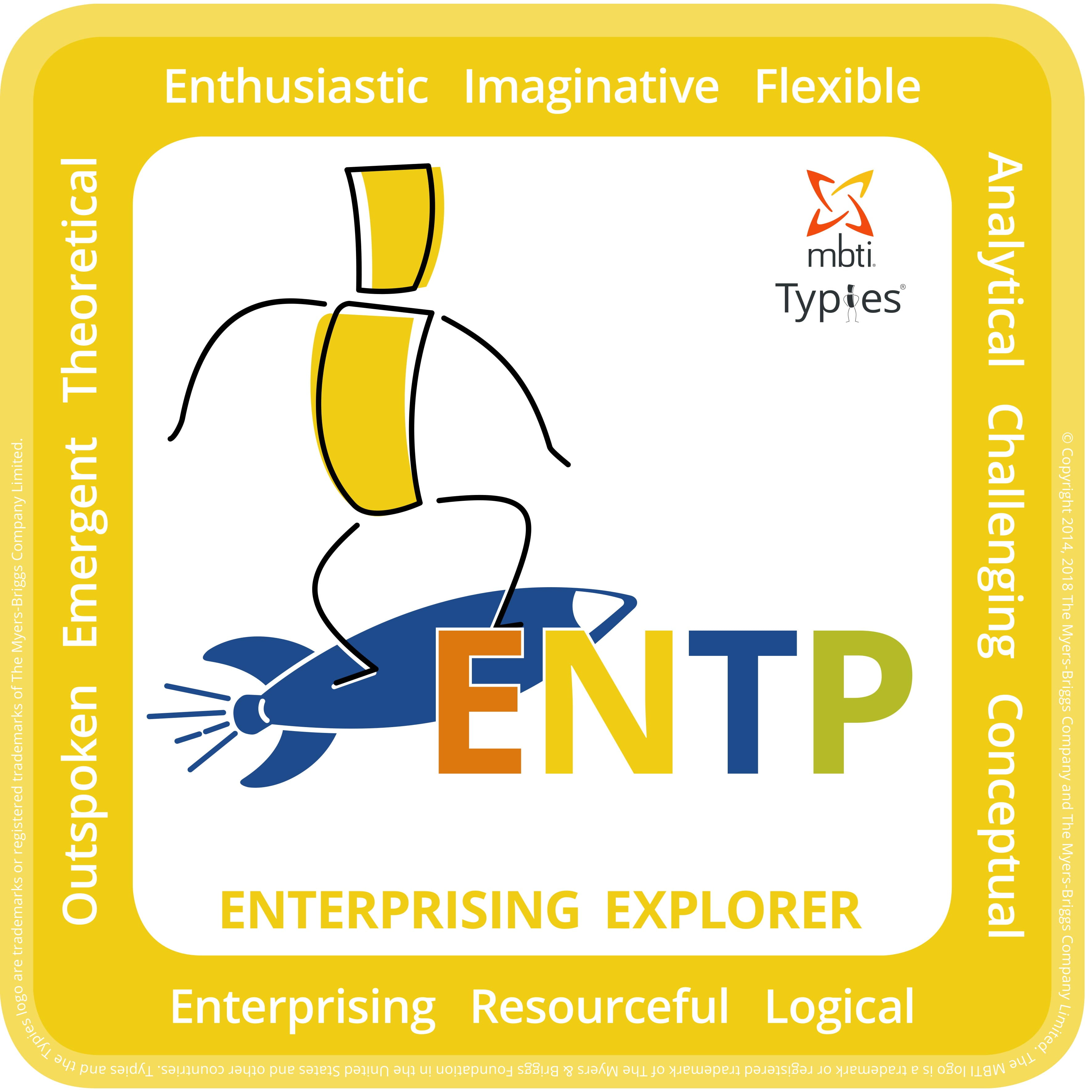 Typical characteristics of an ENTP