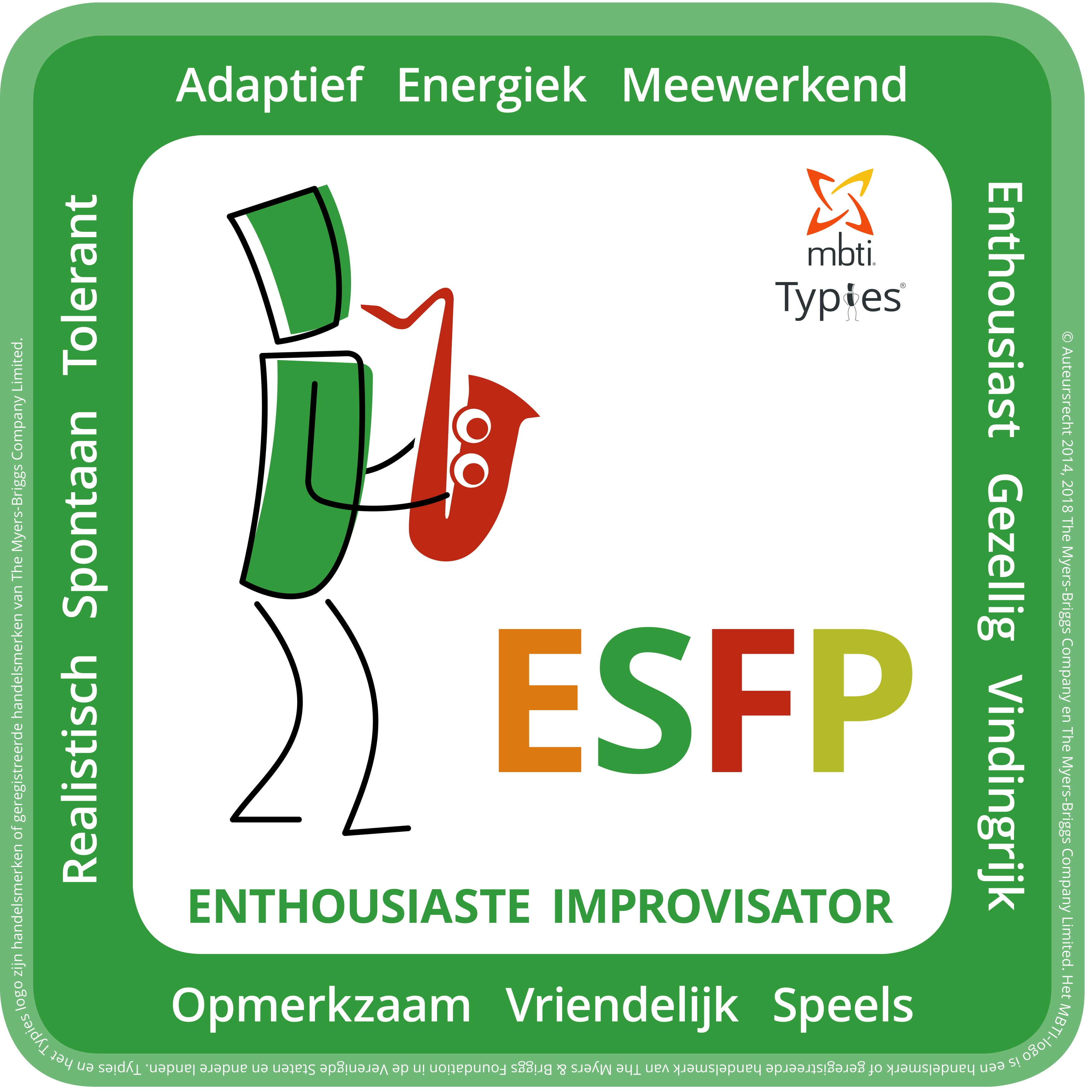 Typical characteristics of an ESFP