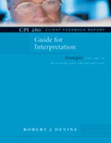 Rapport de restitution CPI 260® : Guide d'interprétation
