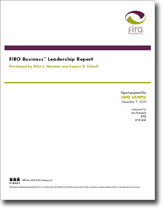 FIRO Business Leadership Report