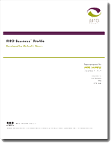 FIRO Business Profile Report