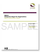 FIRO-B<sup>®</sup> Interpretive Report for Organisations