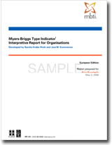 MBTI Step I Interpretive Report for Organisations