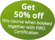 Get 50% off FIRO with Teams, when booked together with this course
