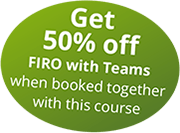 Get 50% off FIRO with Teams, when booked together with this course