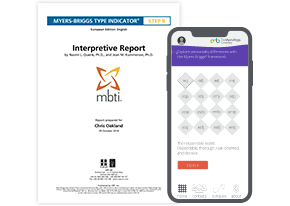  Rapport d'aide à l'interprétation MBTI<sup>®</sup> Niveau II + Application Myers-Briggs<sup>®</sup> (en anglais)