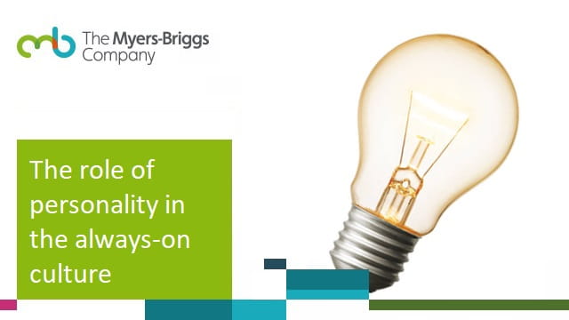 The role of personality in the always-on culture