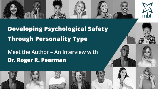 Meet the Author – An Interview with Dr. Roger R. Pearman on his latest whitepaper